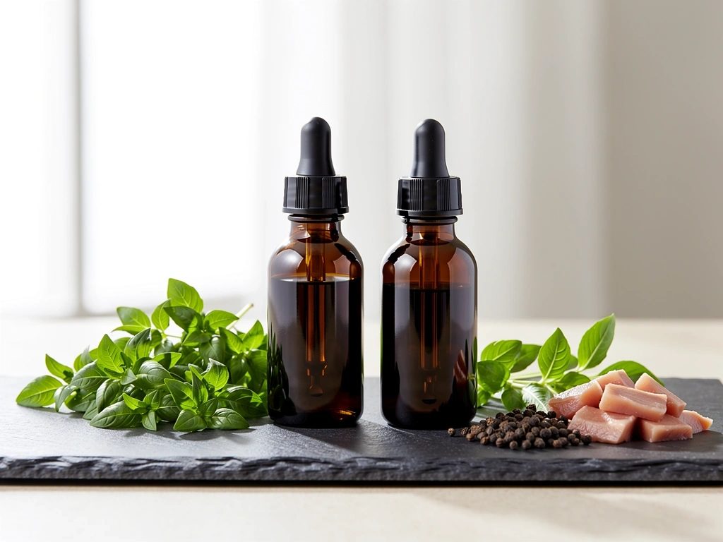 Premium herbal supplement containers